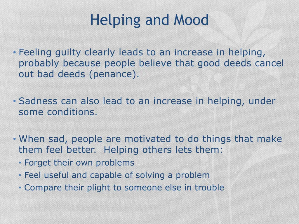 helping and mood 2