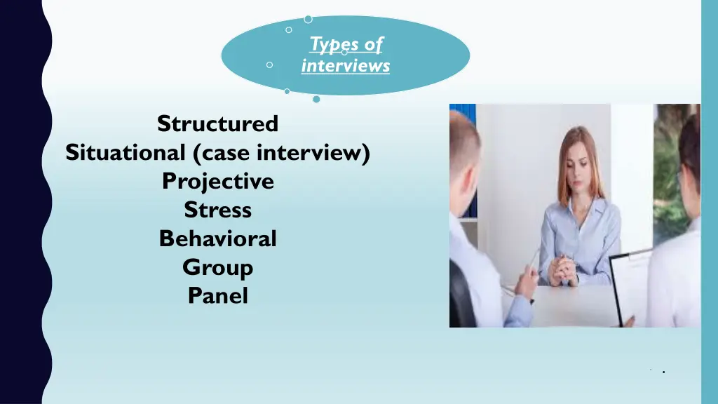 types of interviews