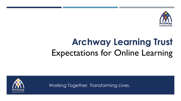 archway learning trust expectations for online