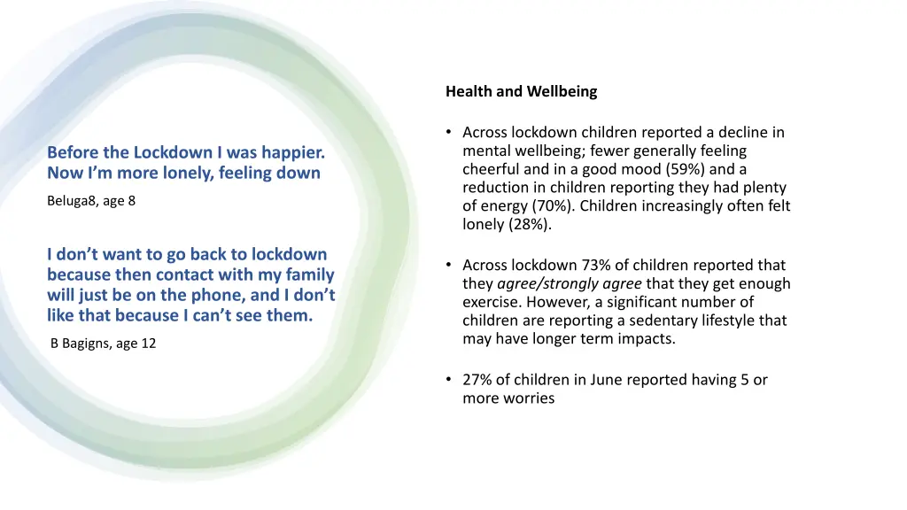 health and wellbeing