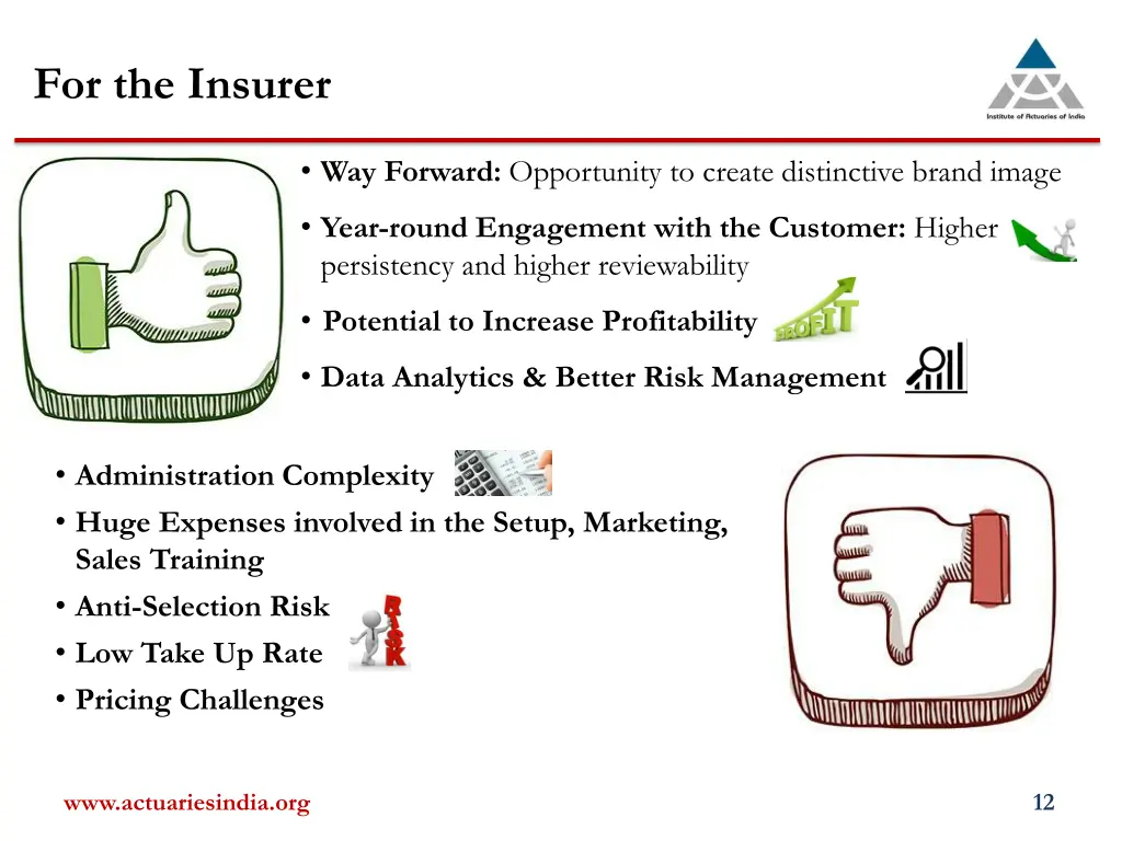 for the insurer