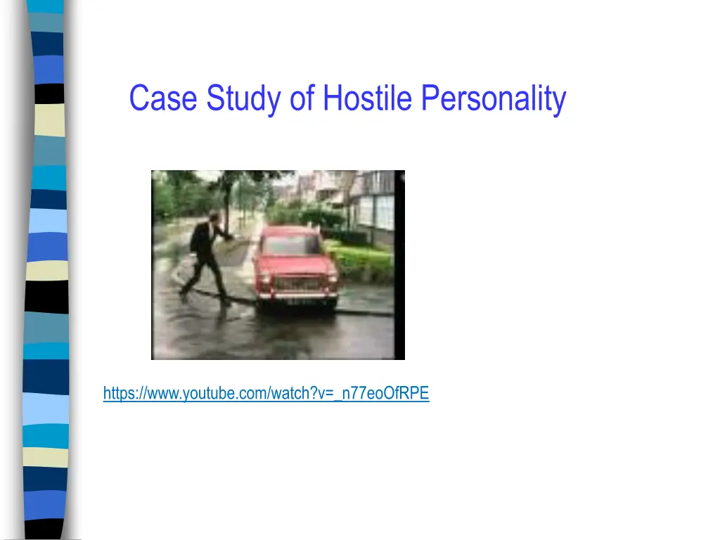 case study of hostile personality