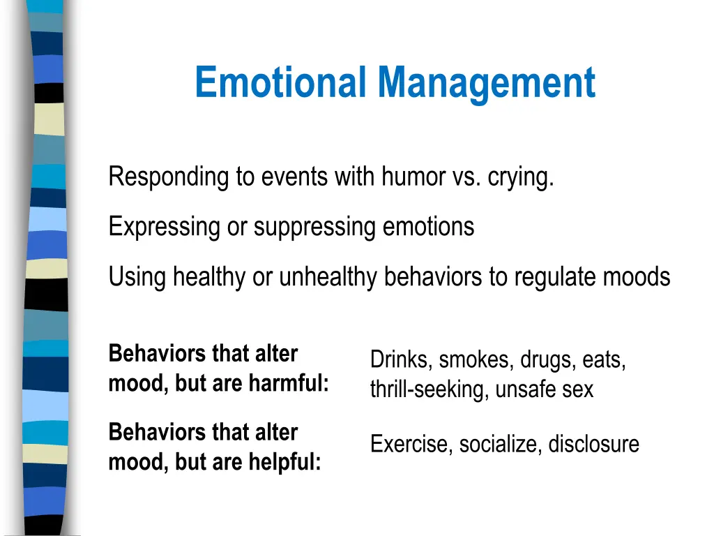 emotional management