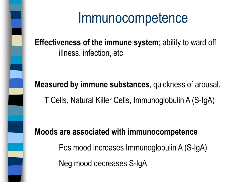 immunocompetence