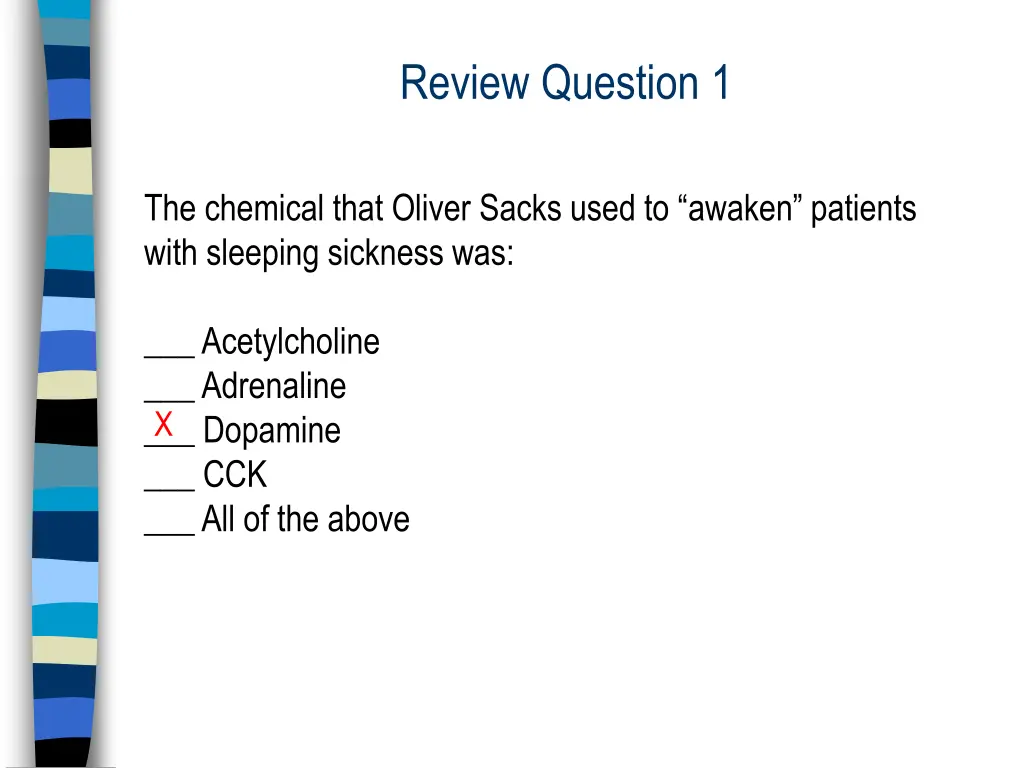 review question 1