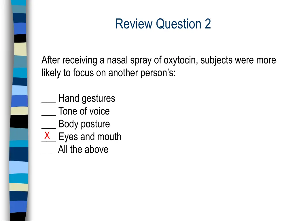 review question 2