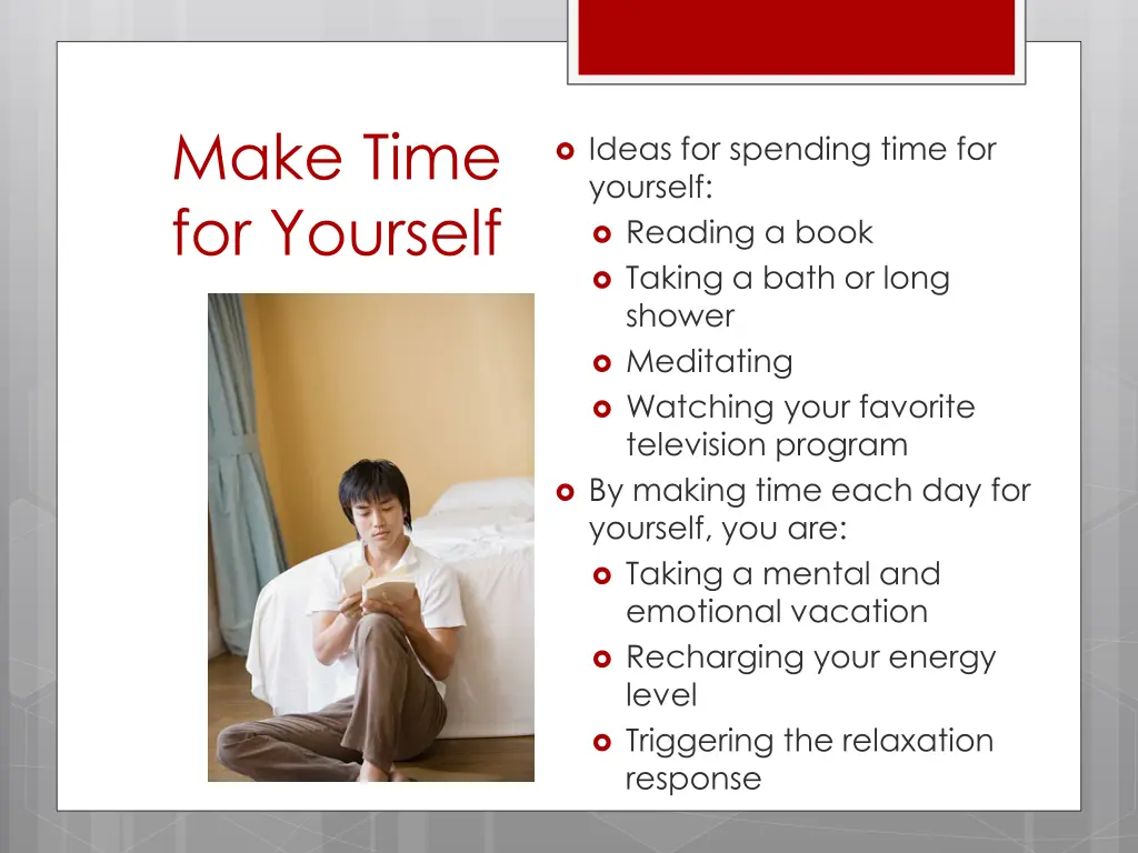 make time for yourself