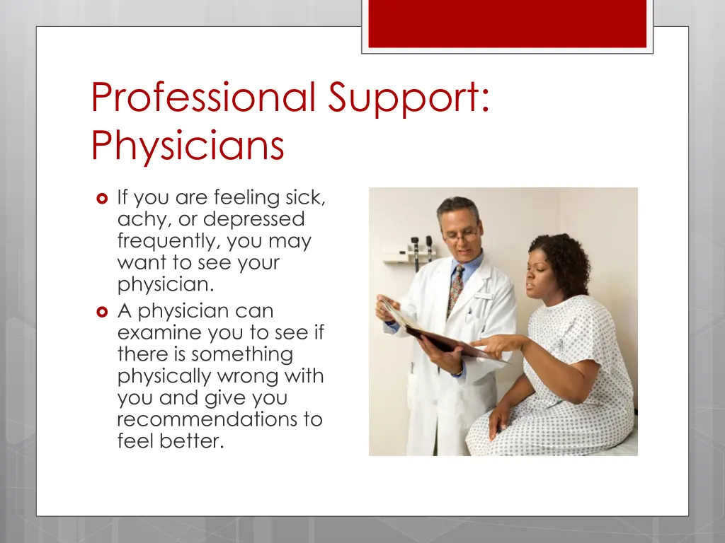 professional support physicians