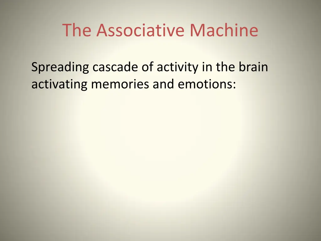 the associative machine