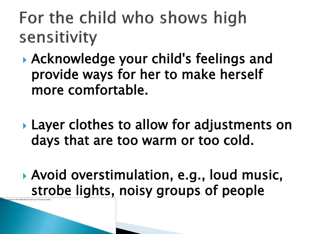 acknowledge your child s feelings and provide