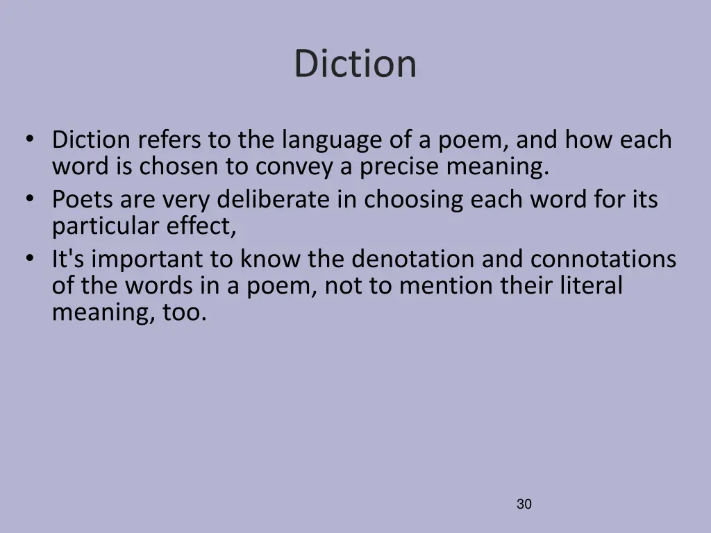 diction