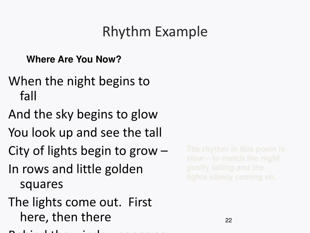 rhythm example 1