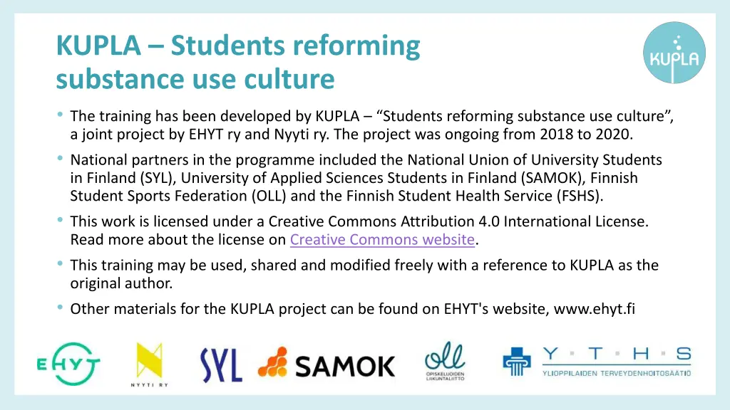 kupla students reforming substance use culture