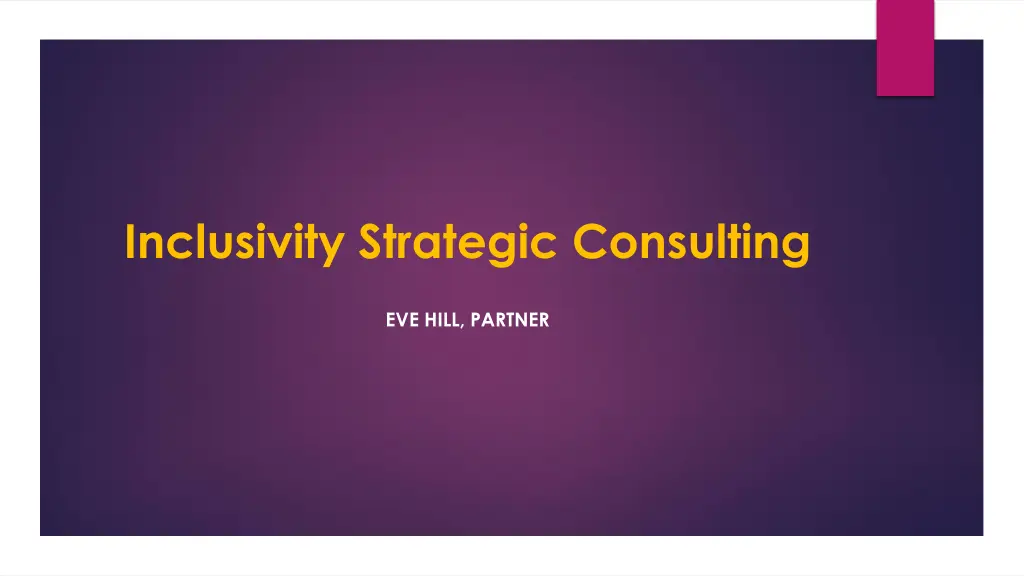 inclusivity strategic consulting