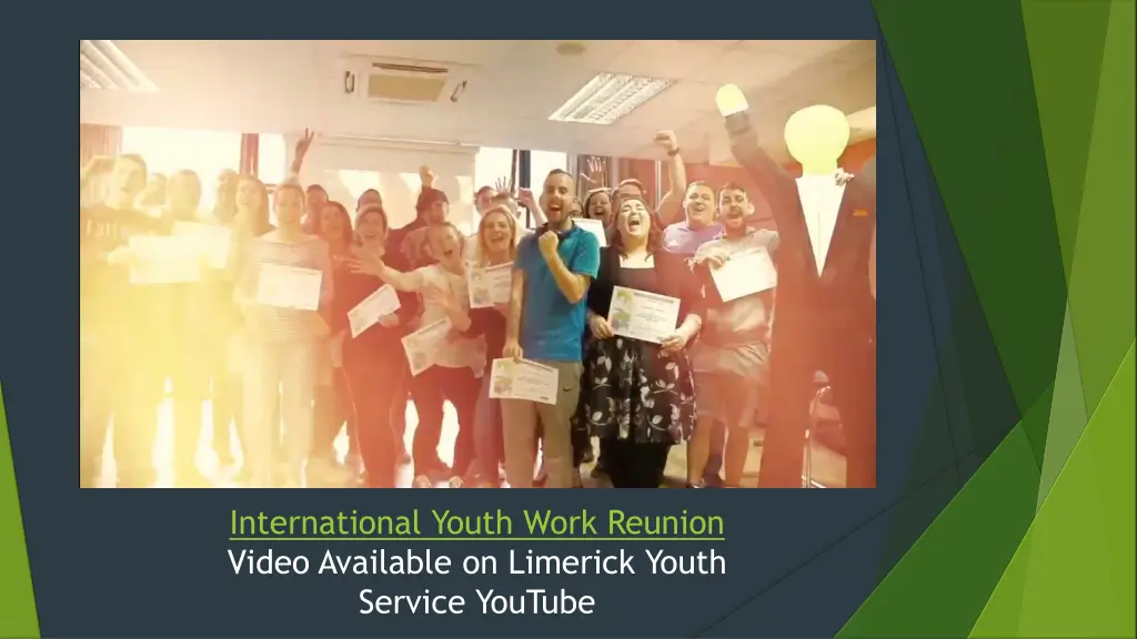 international youth work reunion video available