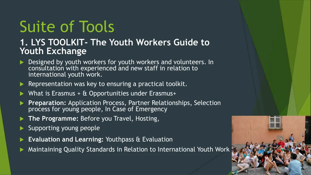 suite of tools 1 lys toolkit the youth workers