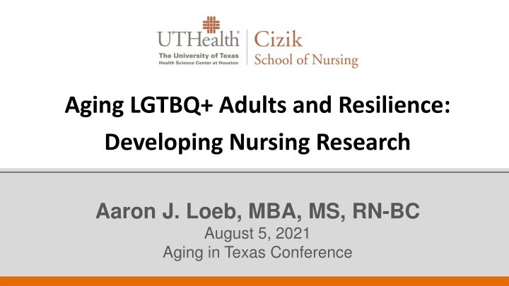 aging lgtbq adults and resilience developing