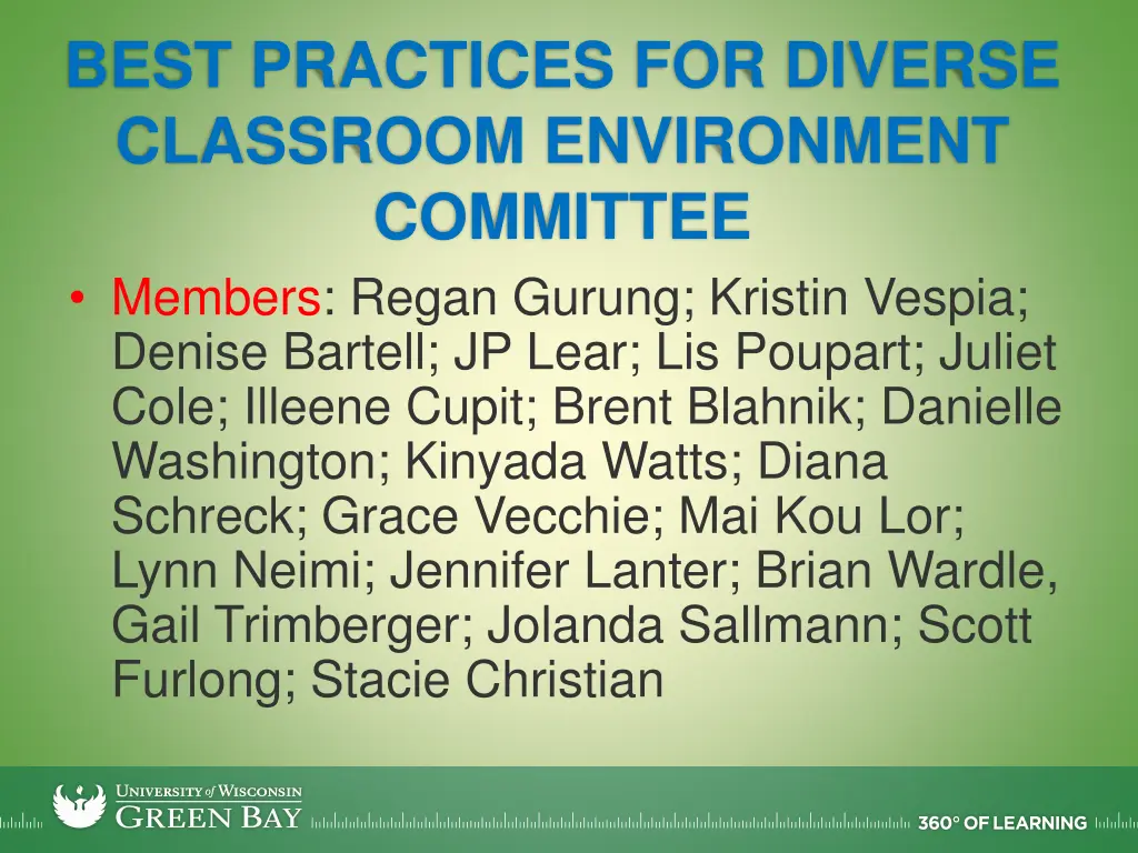 best practices for diverse classroom environment