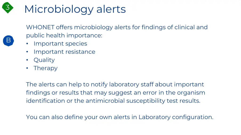 microbiology alerts