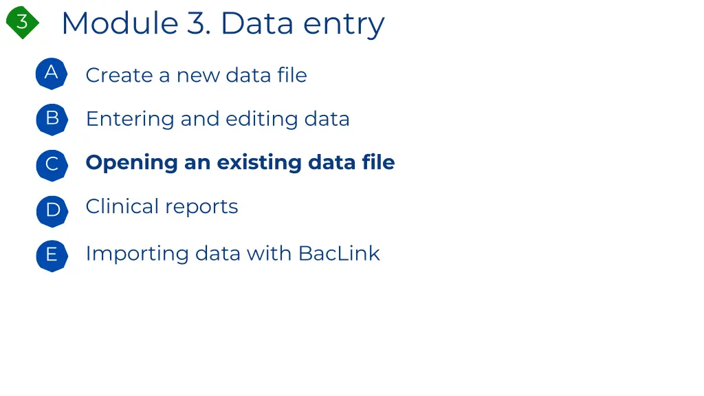 module 3 data entry 3