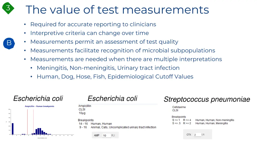 the value of test measurements