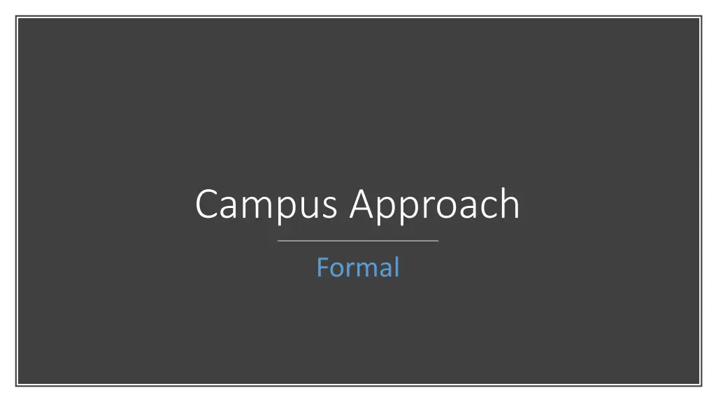 campus approach