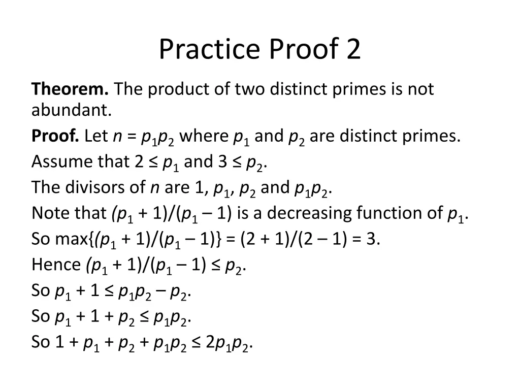 practice proof 2 1