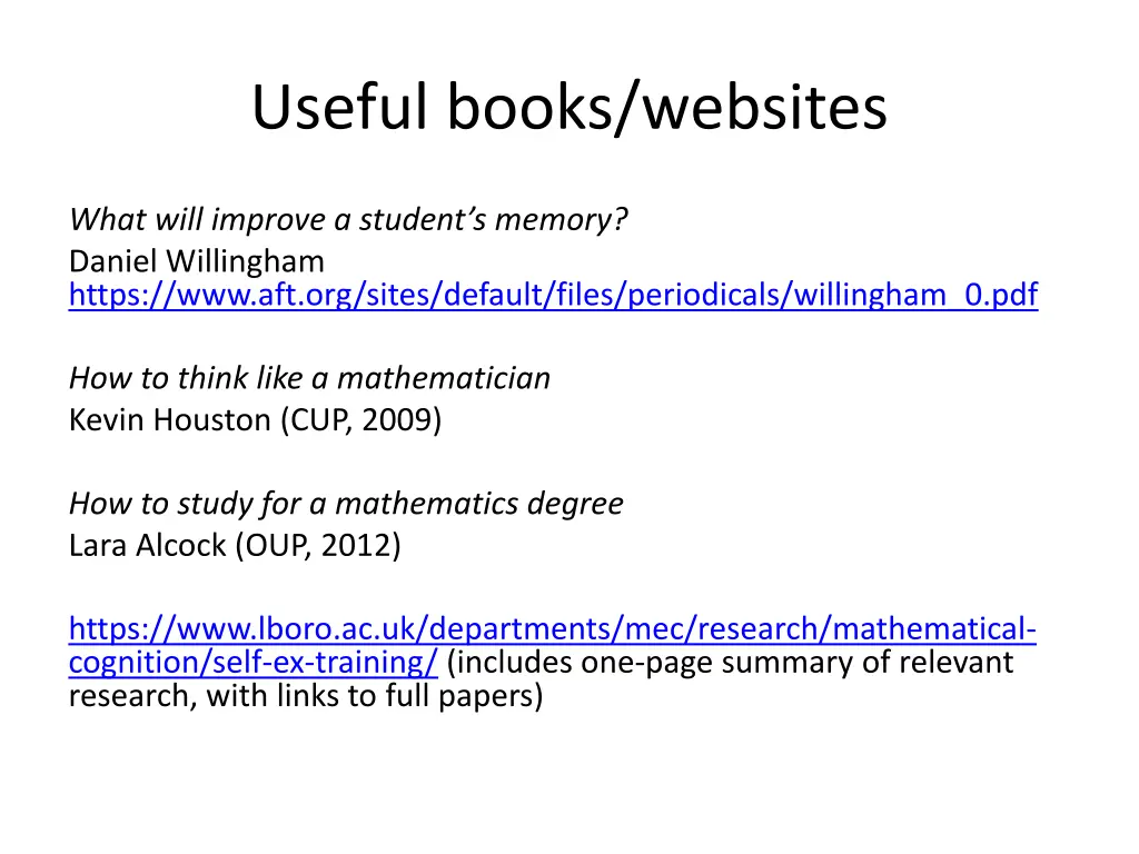 useful books websites