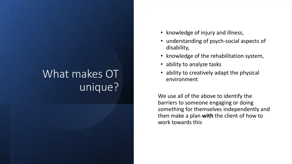 knowledge of injury and illness understanding