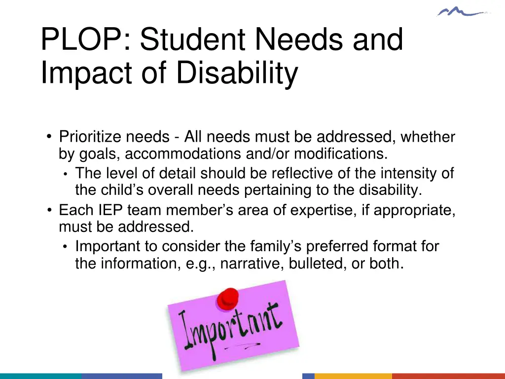 plop student needs and impact of disability 1