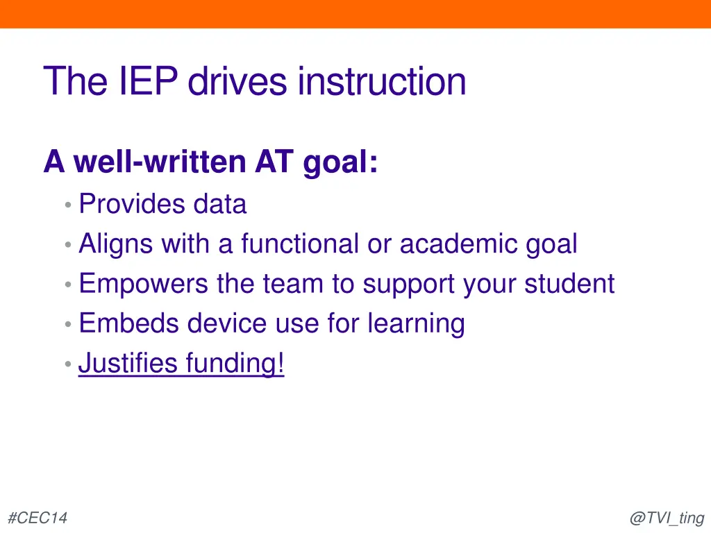 the iep drives instruction