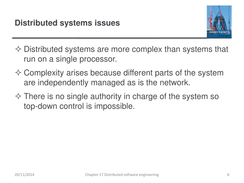 distributed systems issues