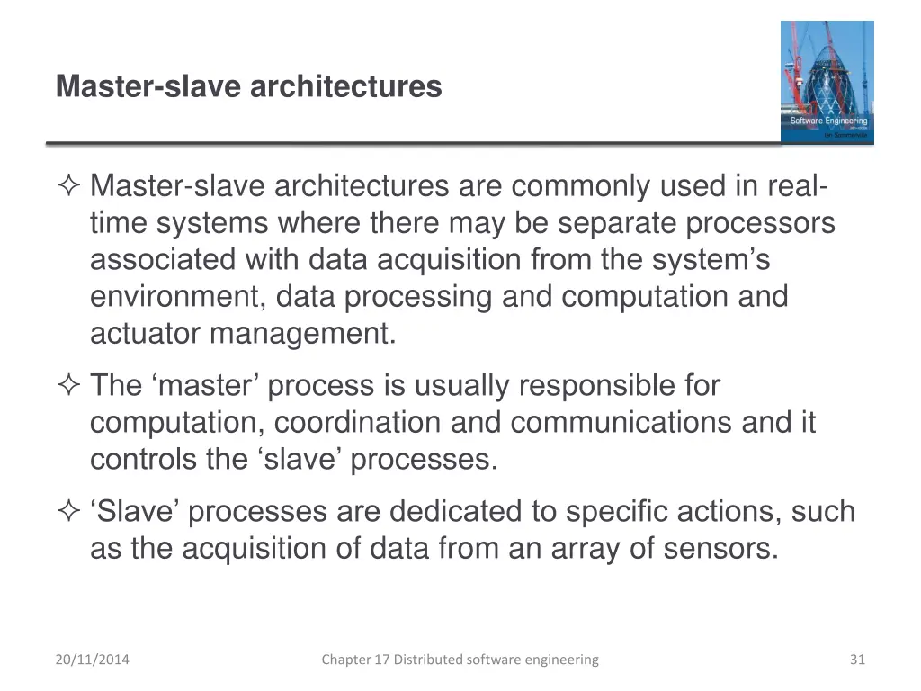 master slave architectures