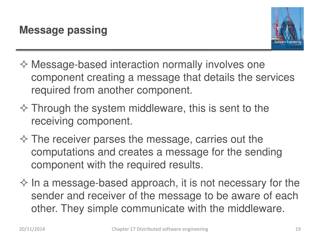 message passing