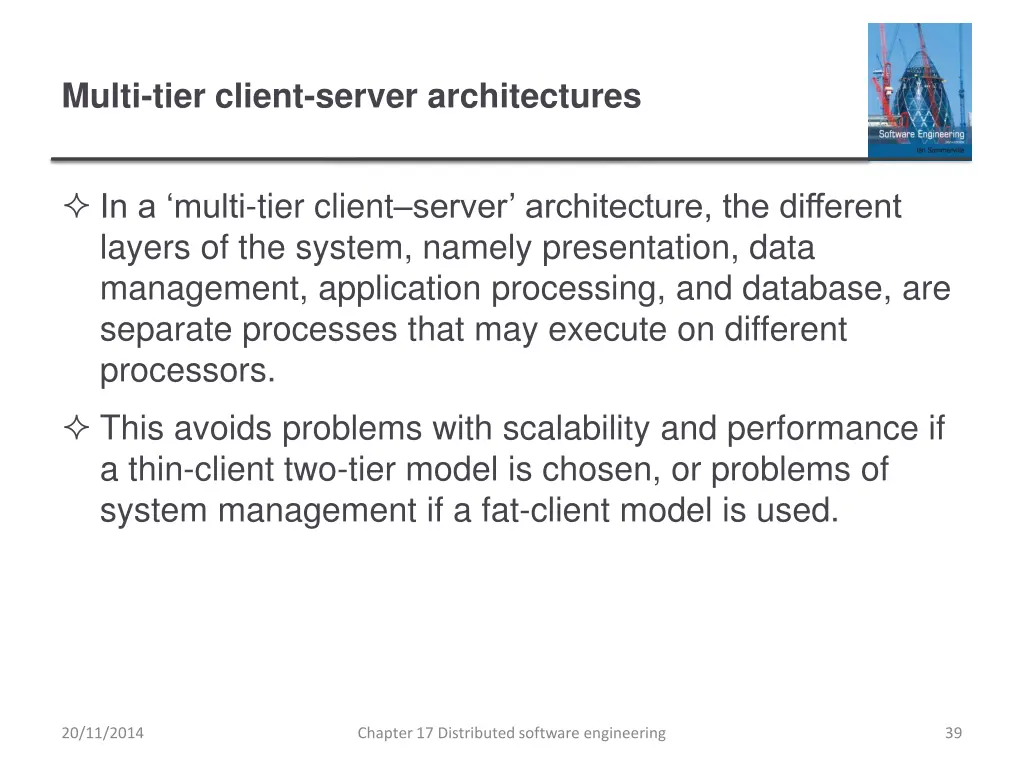 multi tier client server architectures