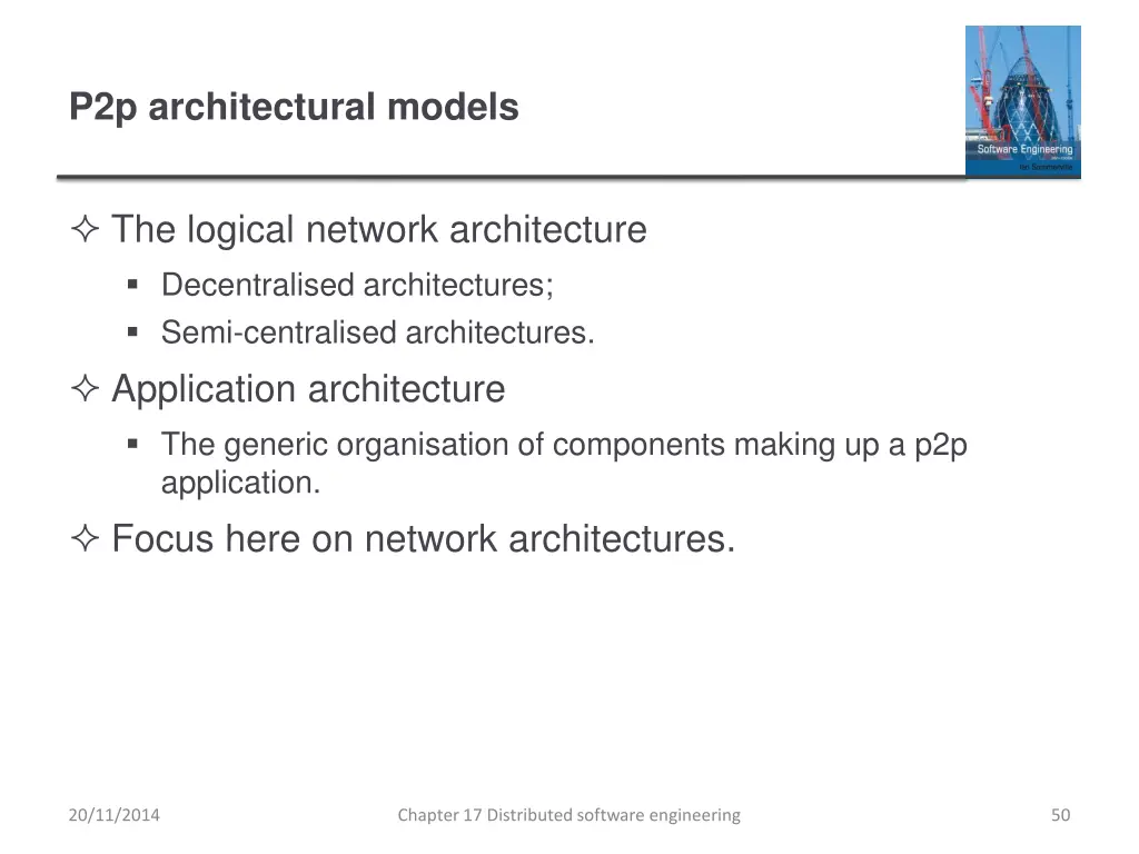 p2p architectural models