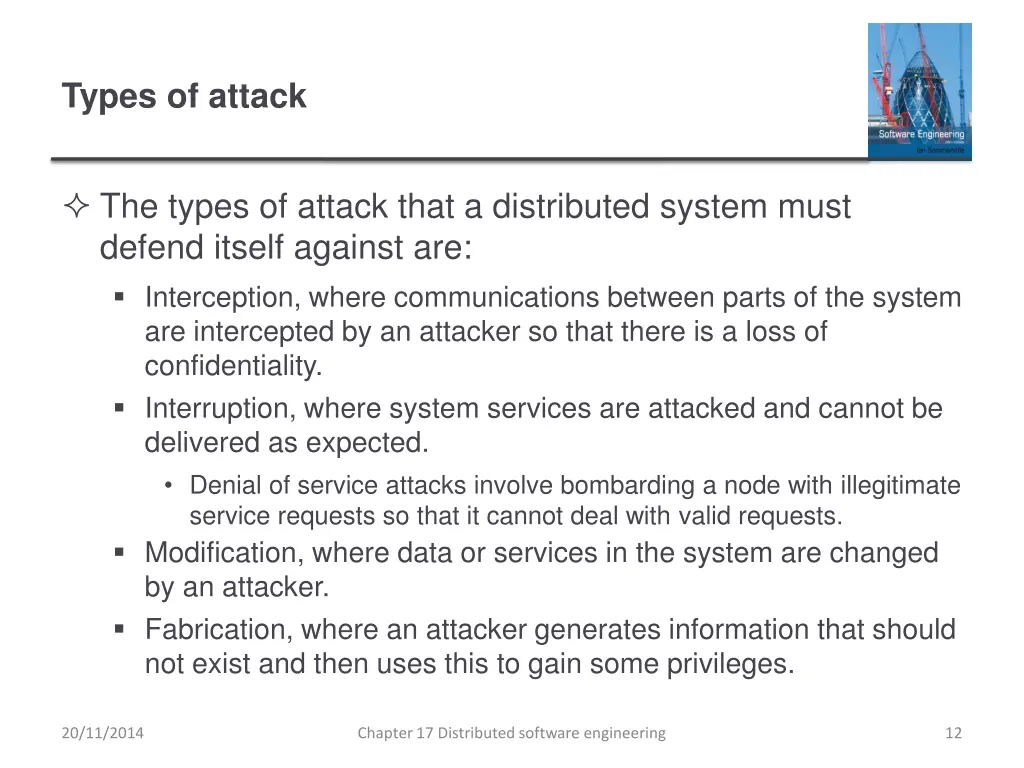 types of attack