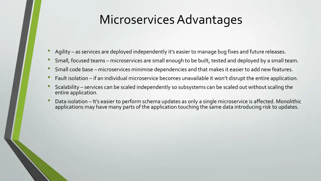 microservices advantages