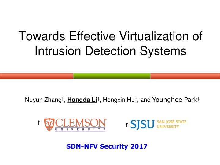 towards effective virtualization of intrusion