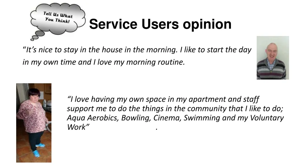 service users opinion 1