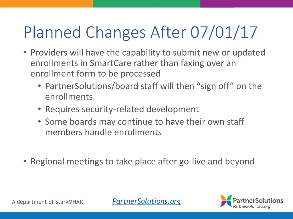 planned changes after 07 01 17 providers will