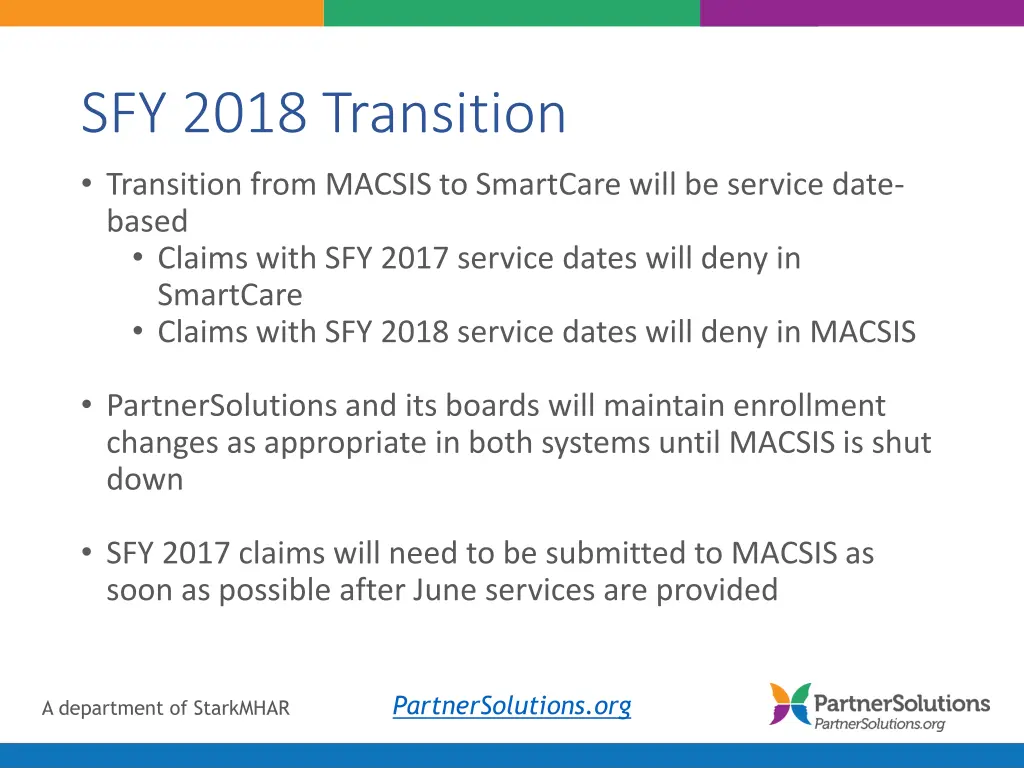 sfy 2018 transition transition from macsis