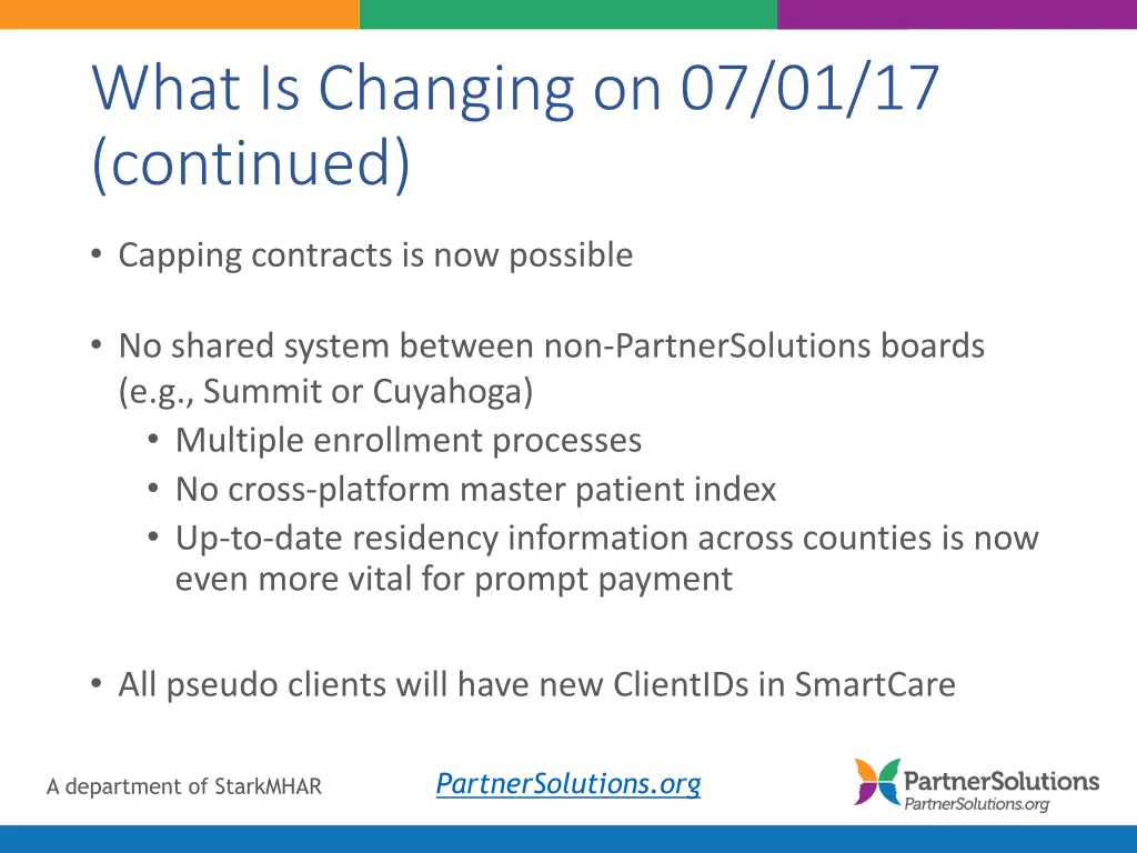 what is changing on 07 01 17 continued