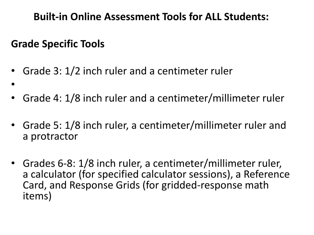 built in online assessment tools for all students 2