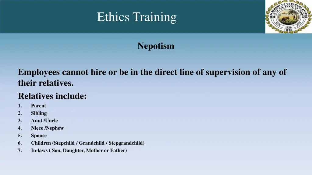 ethics training 27