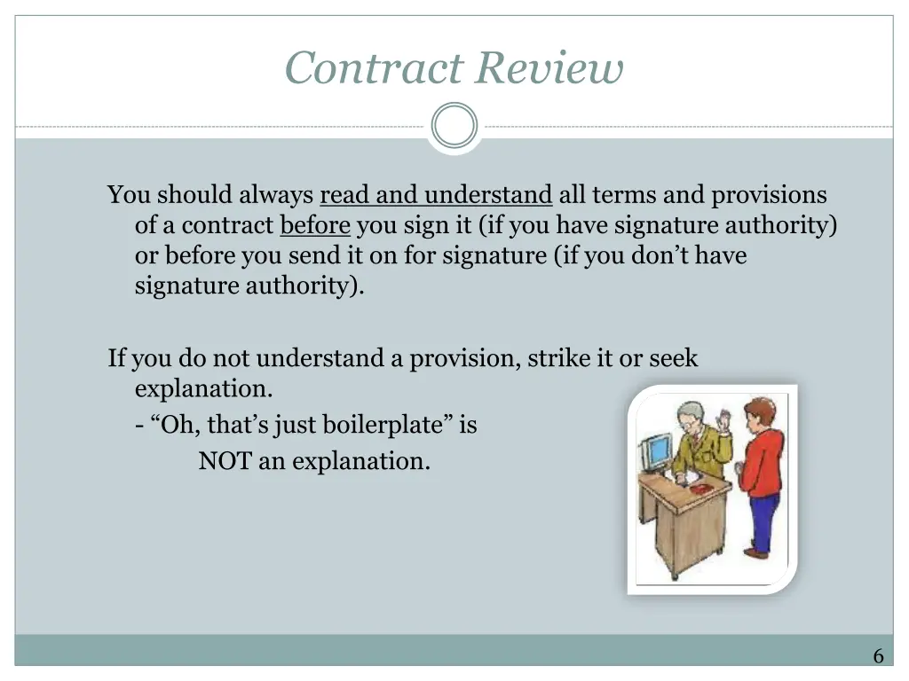 contract review