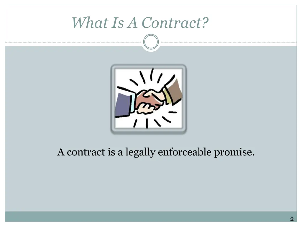 what is a contract