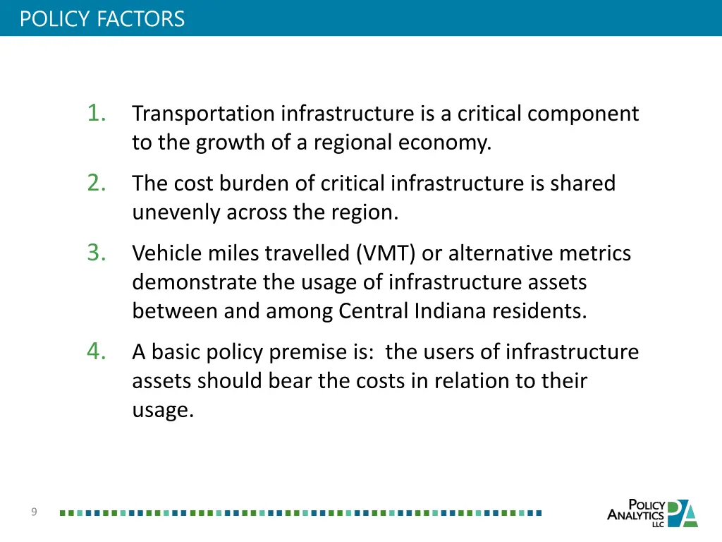 policy factors