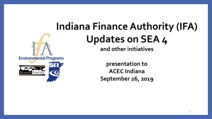 indiana finance authority ifa updates