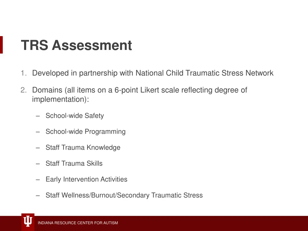 trs assessment